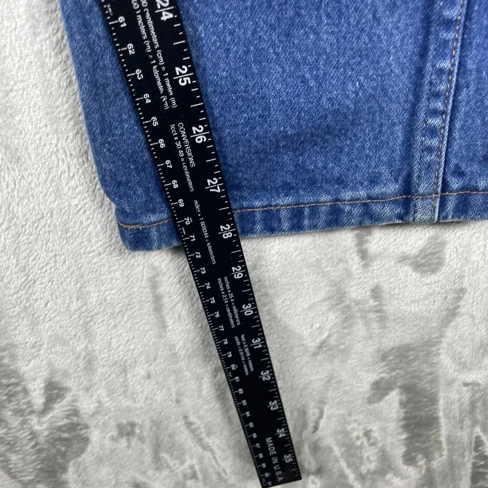 Wrangler 13MWZ Jeans Men 32x29 fits 31x28 Blue Cowboy Cut Rigid Denim